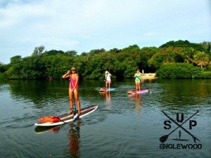 We learned how to Stand up Paddleboard on Gasparilla Island today